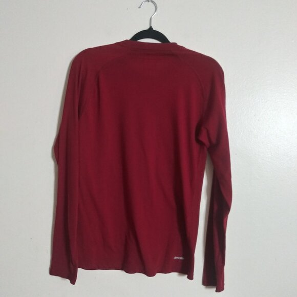 Adidas Cleveland Cavaliers Basketball Climalite Long Sleeve Shirt Maroon Small - Picture 2 of 5